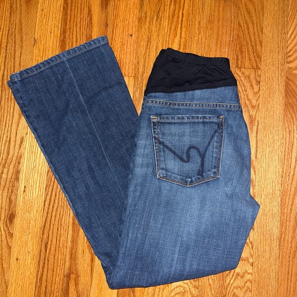 Citizens of Humanity Straight / Boot Cut Maternity Jeans - Picture 1 of 5